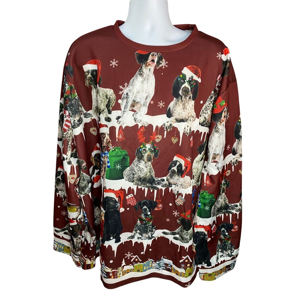 German Shorthaired Pointer - Snow Christmas - 3D Hoodie 33x32